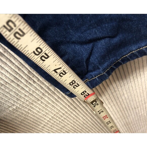 VIP Juniors Jeggings Size 13/31 Distressed Zip Triple Button Closure - Picture 10 of 16